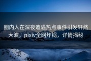 圈内人在深夜遭遇热点事件引发轩然大波，pixiv全网炸锅，详情揭秘