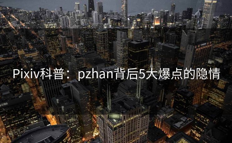 Pixiv科普:pzhan背后5大爆点的隐情 Pixiv科普:pzhan背后5大爆点的隐情
