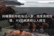 网曝黑料导航每日八卦，独家真相惊爆，大V丑闻真相让人瞠目