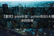 【震惊】pixiv科普：pzhan背后5大爆点的隐情