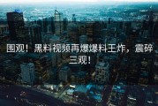 围观！黑料视频再爆爆料王炸，震碎三观！