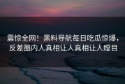 震惊全网！黑料导航每日吃瓜惊爆，反差圈内人真相让人真相让人瞠目